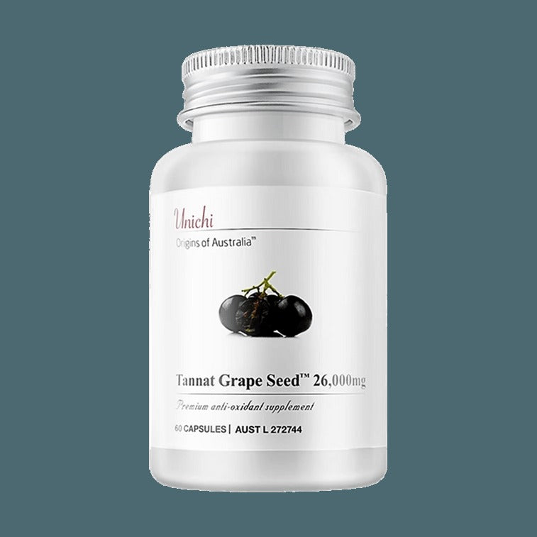 Unichi Dark Grape Seed 26,000mg with OPC206+ 60s